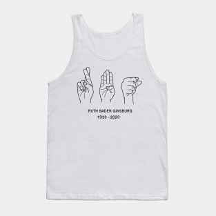 Ruth Bader Ginsburg ASL Tank Top